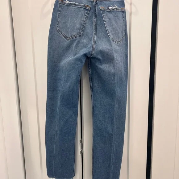 Abercrombie & Fitch | 90s Ankle Straight size 26R Ultra High Rise - Picture 5 of 5